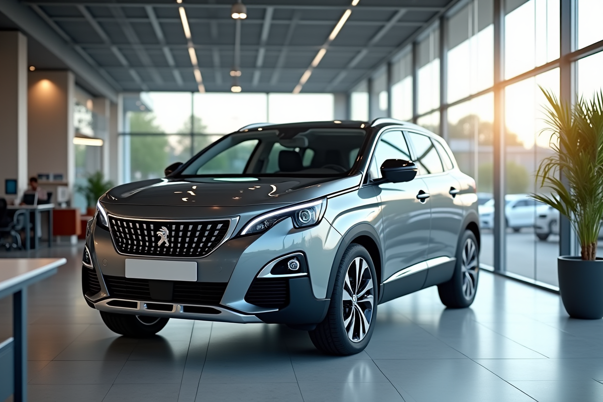 Peugeot 3008 en concession automobile moderne